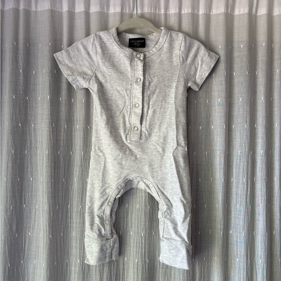 Little Bipsy Other - Little Bipsy Light Gray Kids Bodysuit